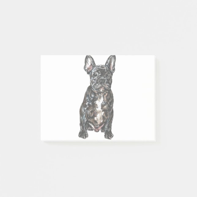 Post-it® couleur de bouledogue français (Devant)