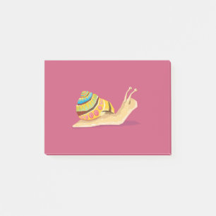 Post-it® Couleur de l'escargot Nature Animal Coloré Fleur S