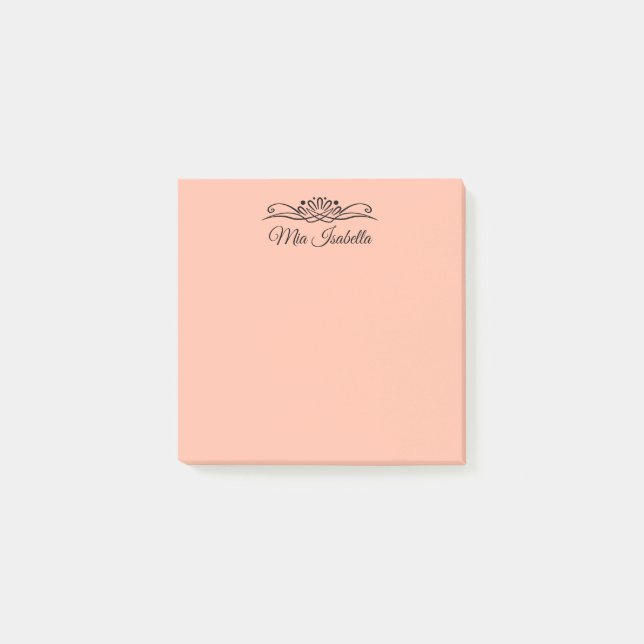 Post-it® Couleur de tendance - Peach Soft Solid (Devant)