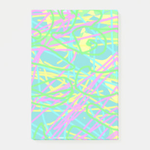 Post-it® Couleur Mes rêves Scribble Motif Artsy Expressif