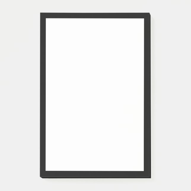 Post-it® Couleur personnalisée vide (Devant)