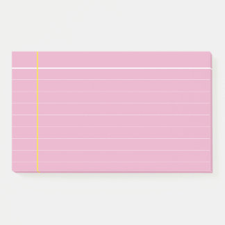 Post-it® Couleur rose et jaune personnalisée
