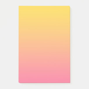 Post-it® Couleur Rose Jaune