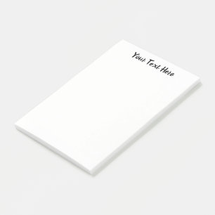 Post-it® Couleur solide blanc fantôme personnalisée