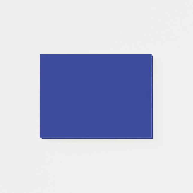 Post-it® Couleur solide bleu profond classique (Devant)