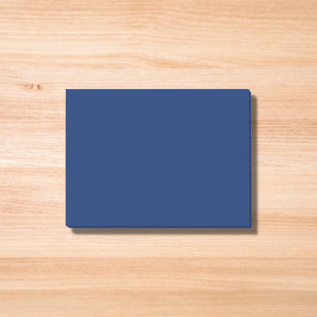 Post-it® Couleur solide bleue royale (Créateur téléchargé)