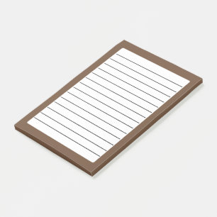 Post-it® Couleur solide Brown café