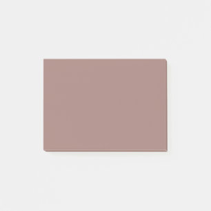 Post-it® Couleur solide Brown gravée