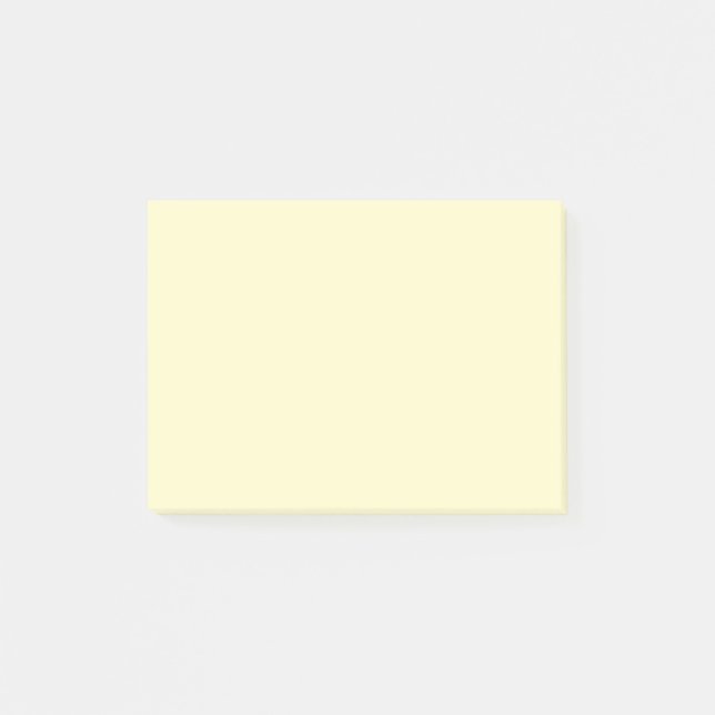 Post-it® Couleur solide de chiffon citron (Devant)