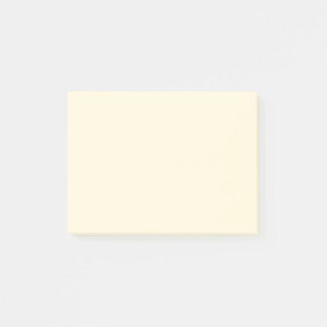 Post-it® Couleur solide de Cornsilk (Devant)