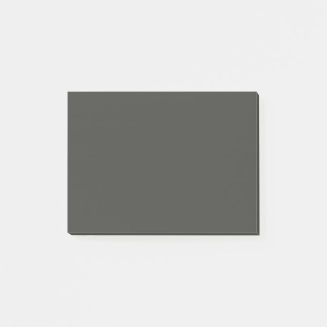 Post-it® Couleur solide d'olive noire (Devant)