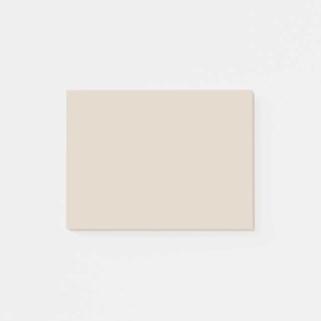 Post-it® Couleur solide en lin naturel (Devant)