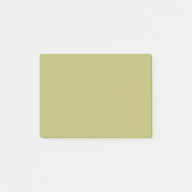 Post-it® Couleur solide vert olive (Devant)