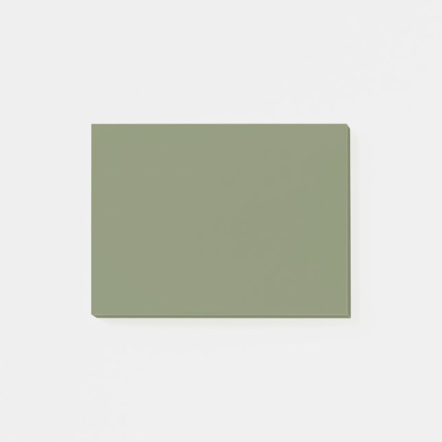 Post-it® Couleur solide verte Sage (Devant)