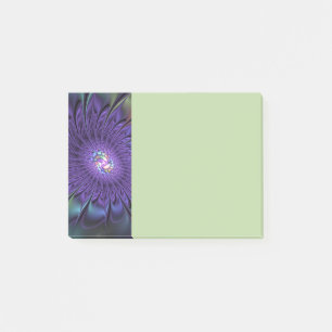 Post-it® Couleur tendance moderne abstraite fleur fractale