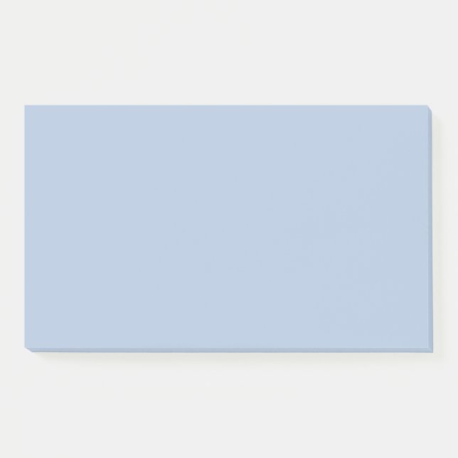Post-it® Couleur uni bleu clair en acier (Devant)
