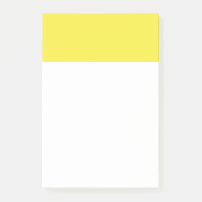 Post-it® Couleur uni jaune jaune jaune (Devant)