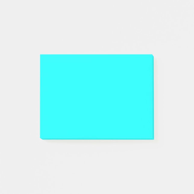 Post-it® Couleur Uni Moderne Aqua (Devant)