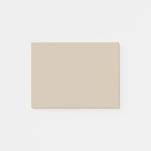 Post-it® Couleur unie vanille foncée (Devant)