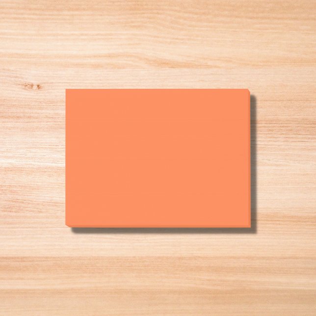 Post-it® Couleur vive orange brûlée (Créateur téléchargé)