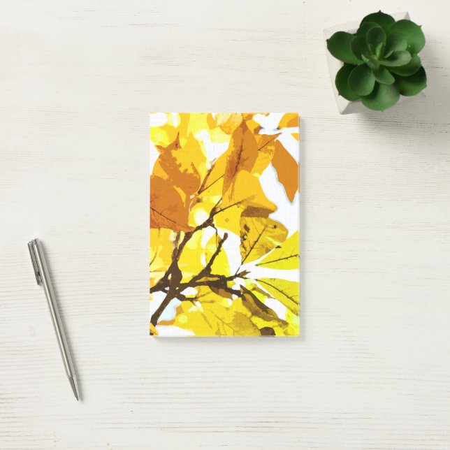 Post-it® Couleurs d'automne, feuilles (Bureau)