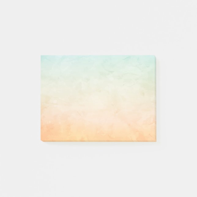 Post-it® Couleurs Douces Aquarelle Élégante Simple (Devant)