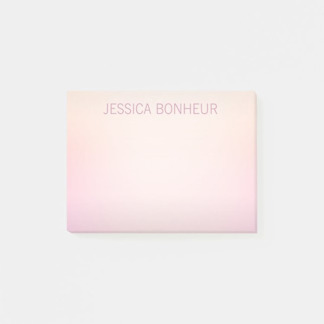 Post-it® Couleurs Douces Dégradé Ombré (Devant)