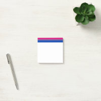 Couleurs du drapeau de fierté bisexuelle de Slippe