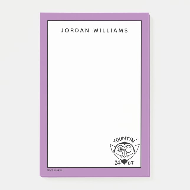 Post-it® Count von Count Skate Logo - Countin' 24/7 (Devant)