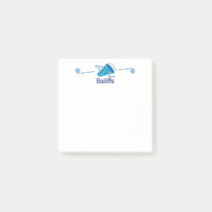 Post-it® Coup de chapeau aux huissiers de justice