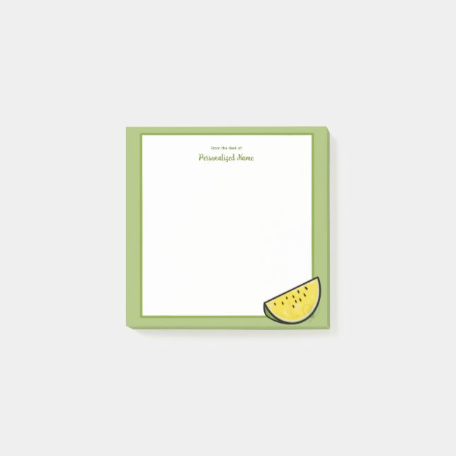 Post-it® Coupe de soleil encadrée Jaune (Devant)