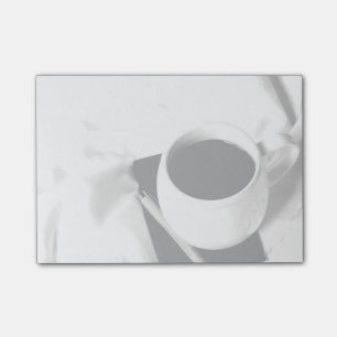 Post-it® Coupe du Café Petit déjeuner noir et blanc en ch