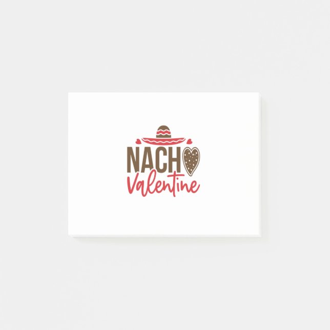 Post-it® Couple Cadeau Nacho Valentine (Devant)
