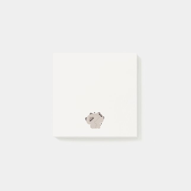 Post-it® Couple de chat balinais (Devant)