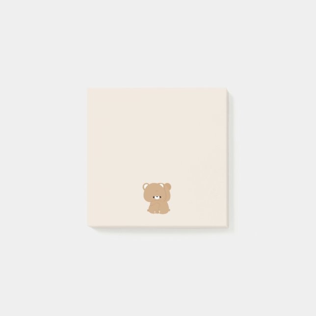 Post-it® Couple d'ours Brown mignon (Devant)