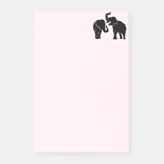 Post-it® Couple éléphant (Devant)