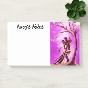 Post-it® Couple romantique dansant le rose tango