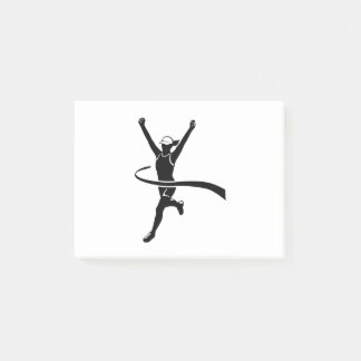 Post-it® Coureur de marathon noire