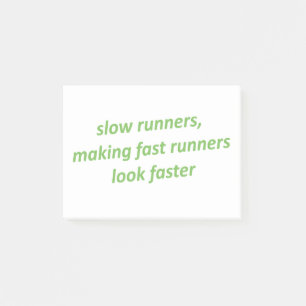 Post-it® Coureurs lents, rendant les coureurs rapides plus