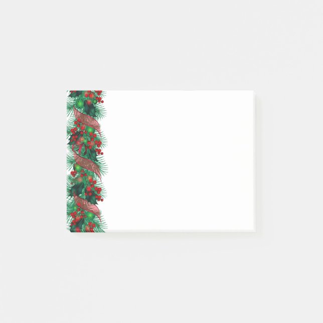 Post-it® Couronne de Noël  (Devant)