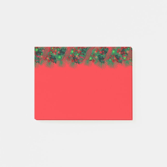 Post-it® Couronne de Noël  (Devant)