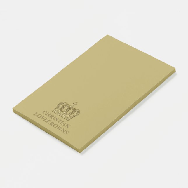 Post-it® Couronne d'or - luxe royal 1 (Incliné)