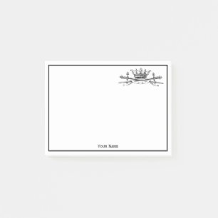 Post-it® Couronne Héraldique Épées Croisées Sabres Emblème