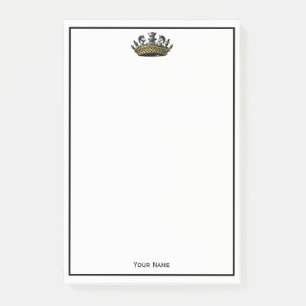 Post-it® Couronne vintage Avec Pièces D'Échecs Couleur