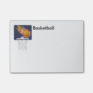 Post-it® Courrier--Note-Basket-ball