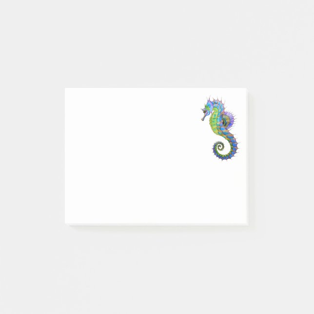 Post-it® Courrier--Note-Hippocampe (Devant)