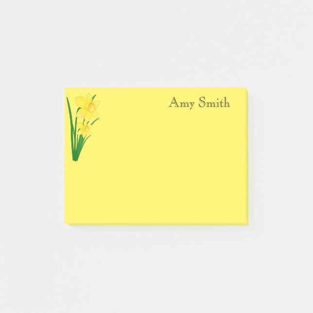 Post-it® Courrier--Note-Jonquilles (Devant)