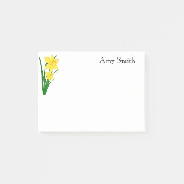 Post-it® Courrier--Note-Jonquilles (Devant)
