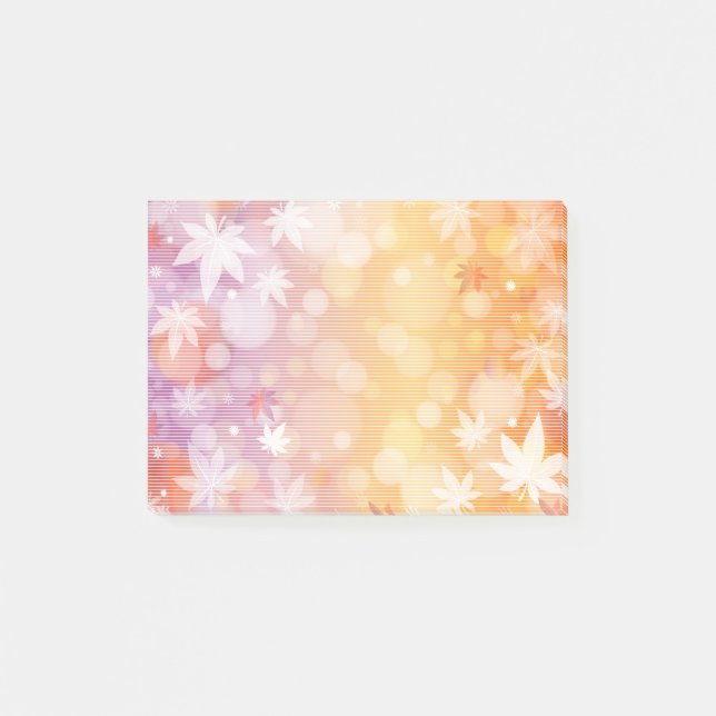 Post-it® Courrier--Notes d'automne (Devant)