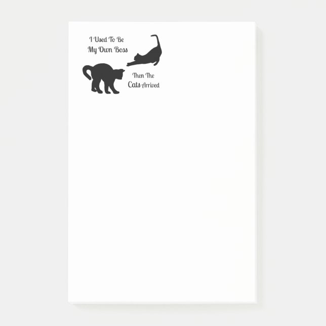 Post-it® Courrier--Notes de patron de chat (Devant)